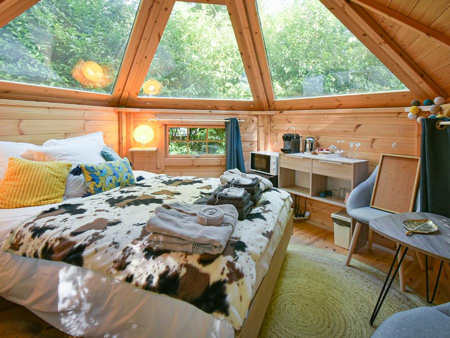 Hébergement 2 personnes - Bulle en Bois de Chantilly, sans sanitaires, sans cuisine 4