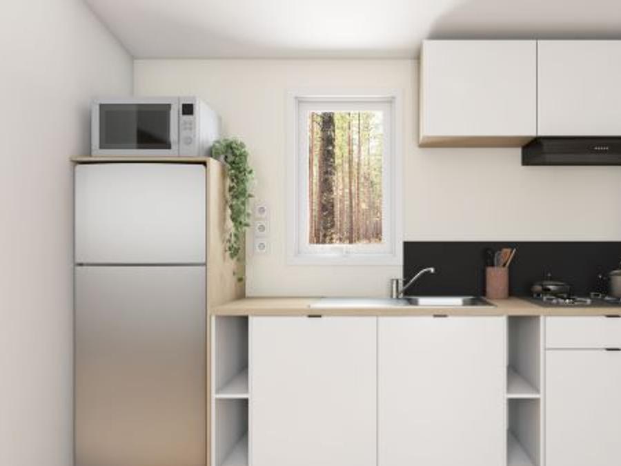 Mobilhome 2 personnes - Mobil-home BAMBOU +++ 3 chambres 1