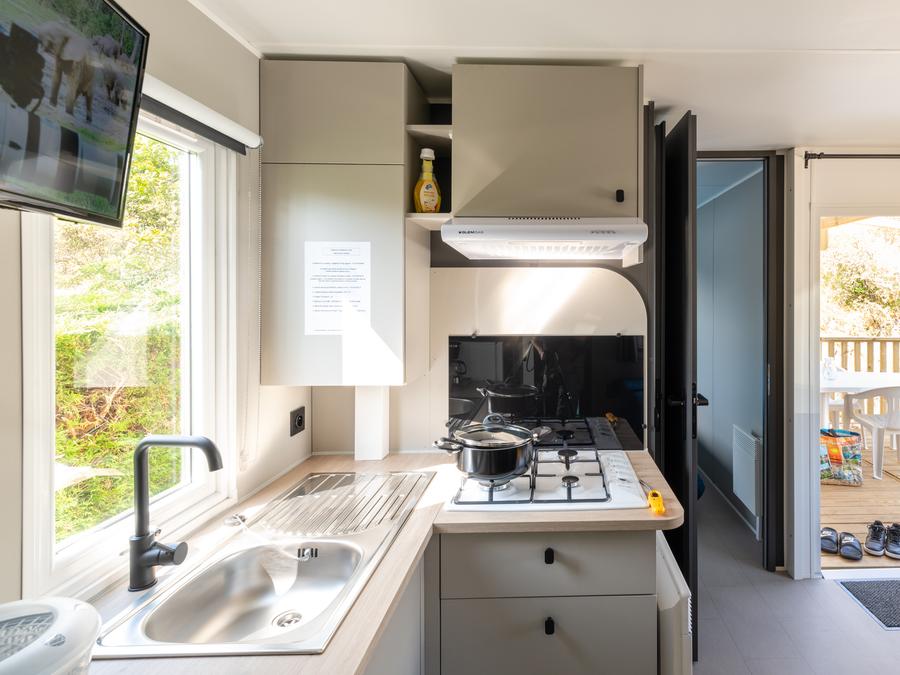Mobilhome 4 personnes - Confort - 30 m² - 2 chambres - Vue Dune 2