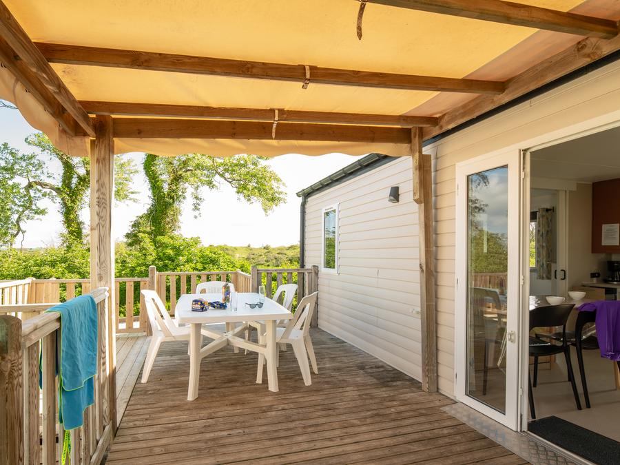 Mobilhome 4 personnes - Privilège - 30 m² - 2 chambres - PMR 11