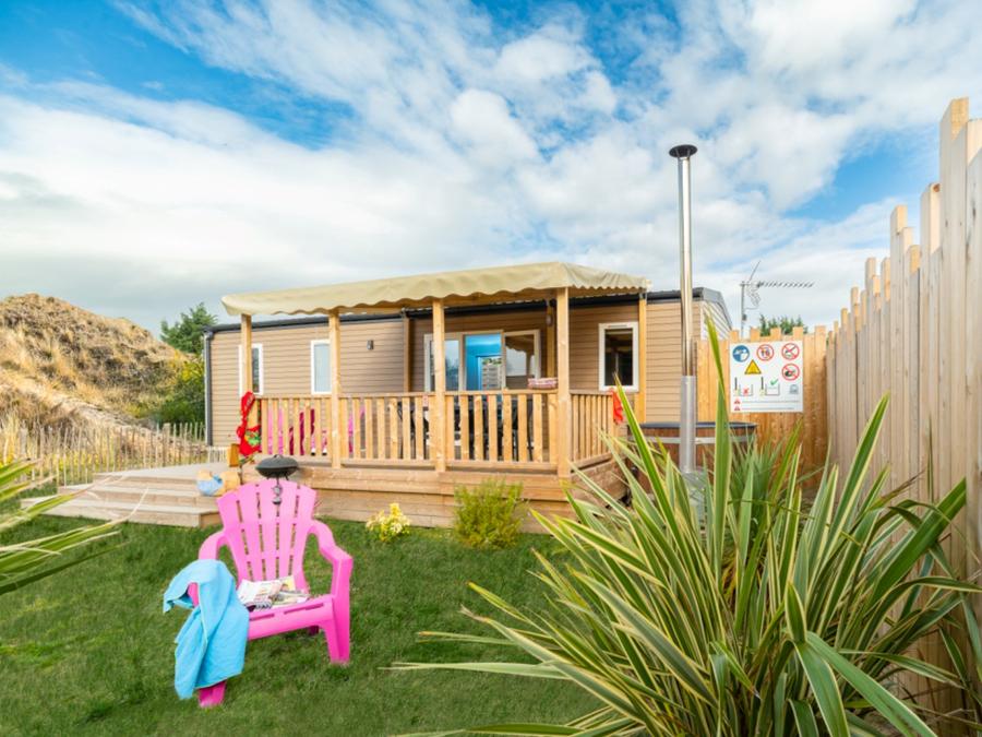 Mobilhome 7 personnes - Premium Jardin- 38.5m² - 3 chambres - 2 SDB - Bain Nordique 1