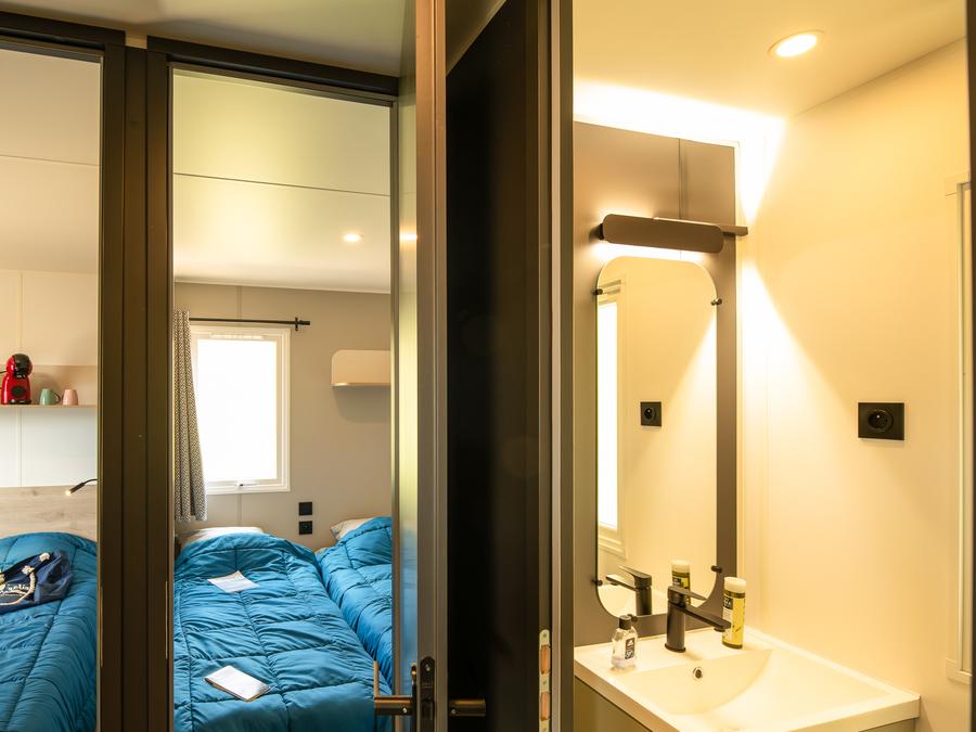 Mobilhome 8 personnes - Premium - 38.5m² - 4 chambres - 2 SDB - Vue Dune 7