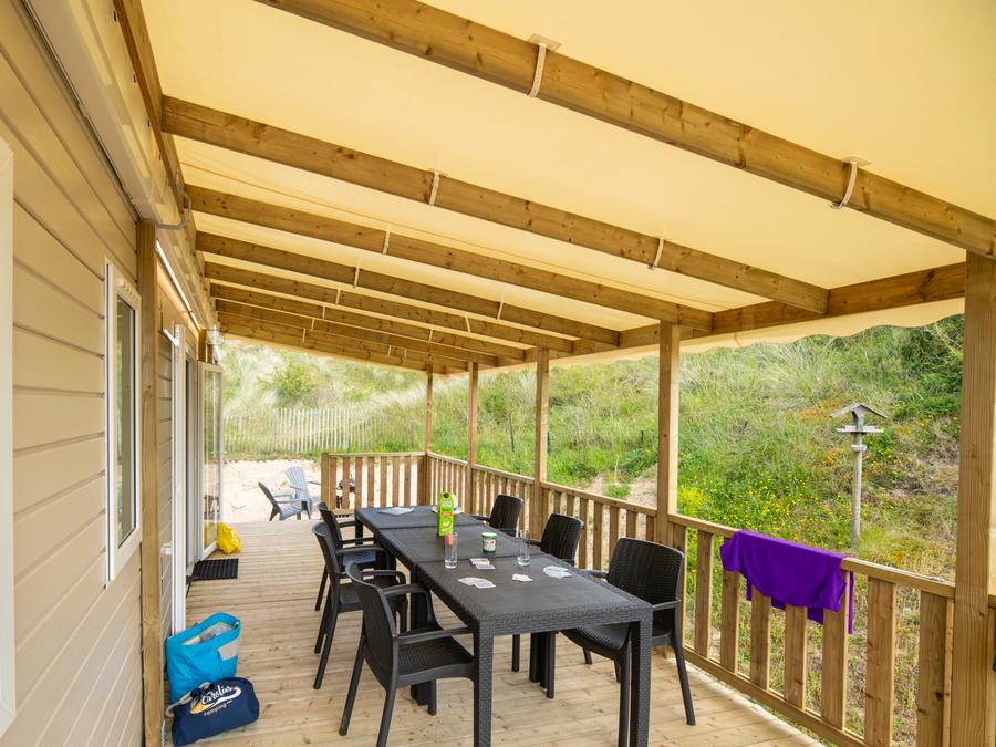 Mobilhome 8 personnes - Premium - 38.5m² - 4 chambres - 2 SDB - Vue Dune 9