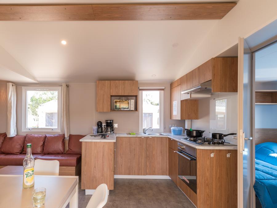 Mobilhome 4 personnes - Premium - 38,4 m² - 2 chambres - 2 SDB - BBQ 4