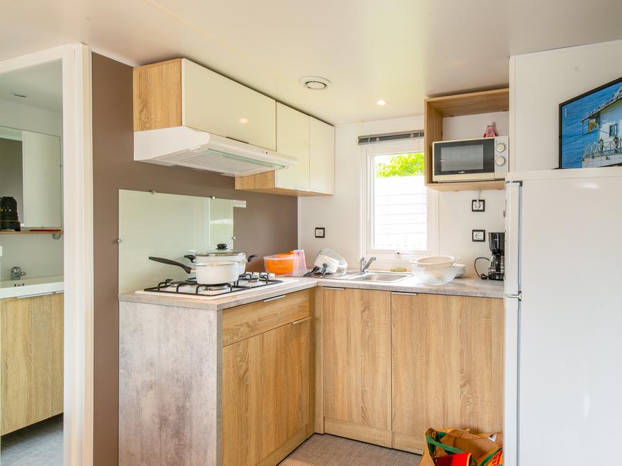 Mobilhome 6 personnes - Privilège - 30 m² - 3 chambres 1