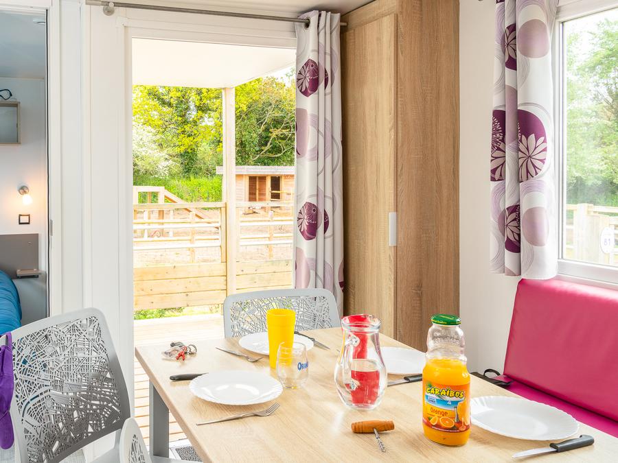 Mobilhome 6 personnes - Privilège - 30 m² - 3 chambres - Vue Ferme 2