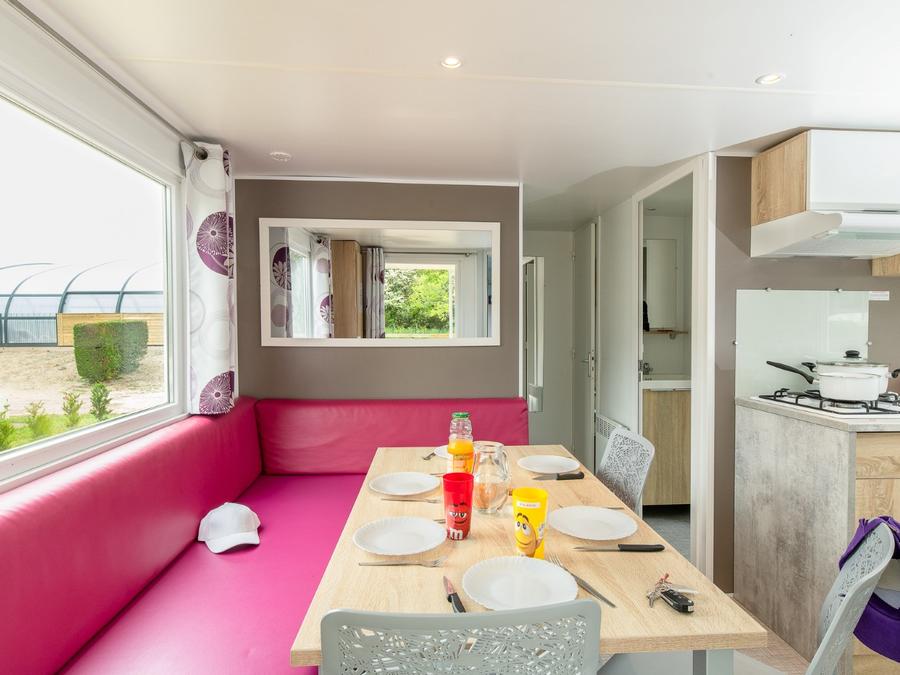Mobilhome 6 personnes - Privilège - 30 m² - 3 chambres - Vue Ferme 1