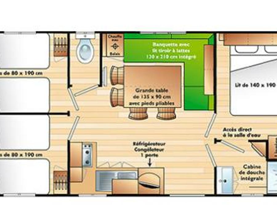 Mobilhome 8 personnes - Family Confort+ 32m² 3