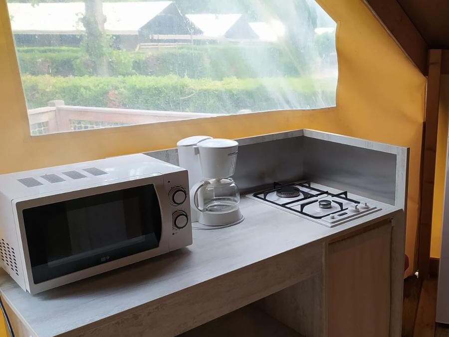 Tente en toile et en bois 4 personnes - Ecolodge confort 21m² (sans sanitaires) 7