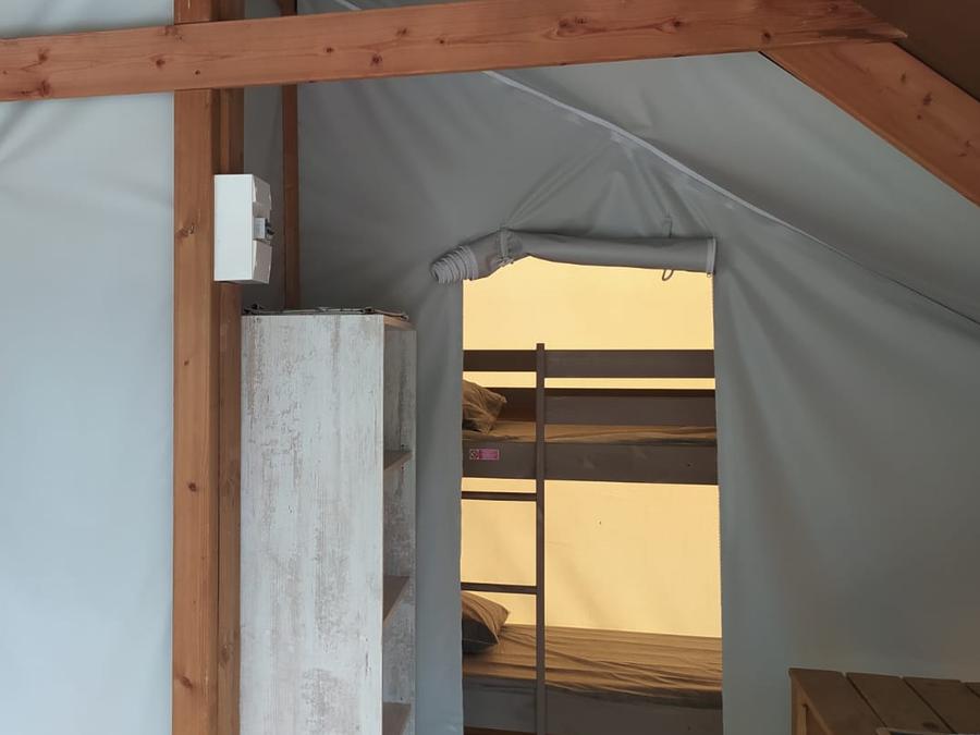 Tente en toile et en bois 4 personnes - Ecolodge confort 21m² (sans sanitaires) 6