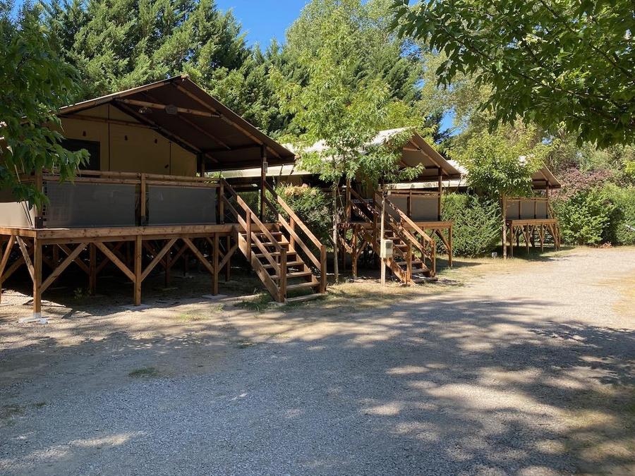 Tente en toile et en bois 5 personnes - Lodge sur pilotis Confort+ 46m² 5
