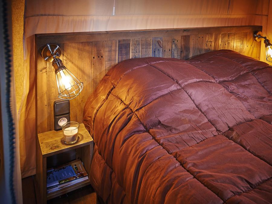 Tente en toile et en bois 5 personnes - Lodge sur pilotis Confort+ 46m² (sans sanitaires) 8