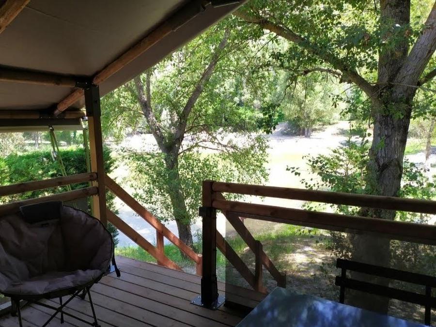 Tente en toile et en bois 5 personnes - Lodge sur pilotis Confort+ 46m² (sans sanitaires) 6