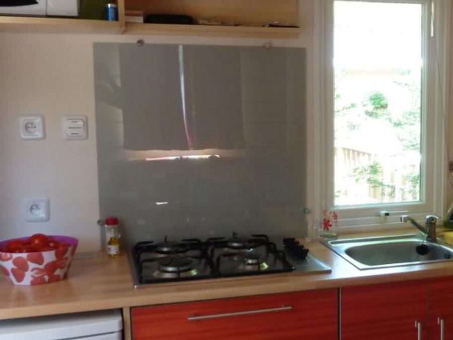 Mobilhome 2 personnes - Confort 18m² (1 chambre) + terrasse semi-couverte 1