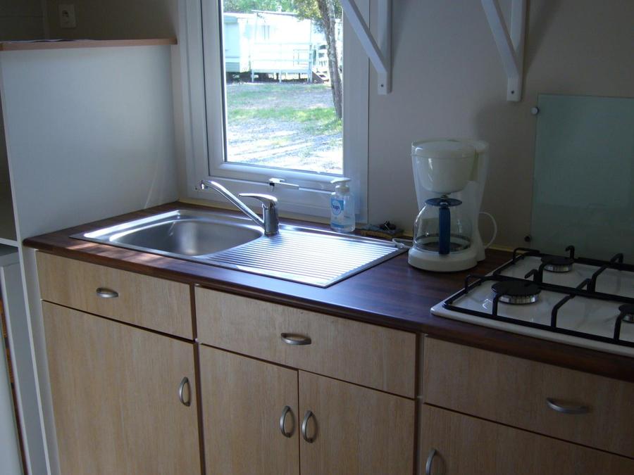 Mobilhome 6 personnes - OHARA 4/6 personnes Terrasse couverte 6