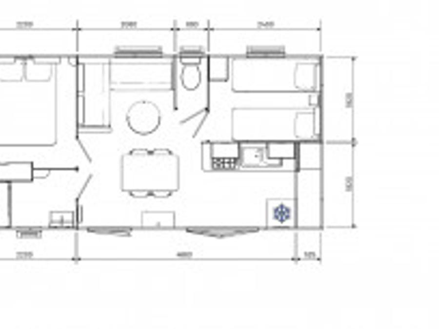 Mobilhome 6 personnes - Trigano 2 Chambres Climatisé 4/6 pers 5