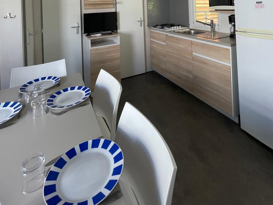 Mobilhome 6 personnes - MOBIL HOME KV 3 Chambres TV CLIM PREMIUM + 8