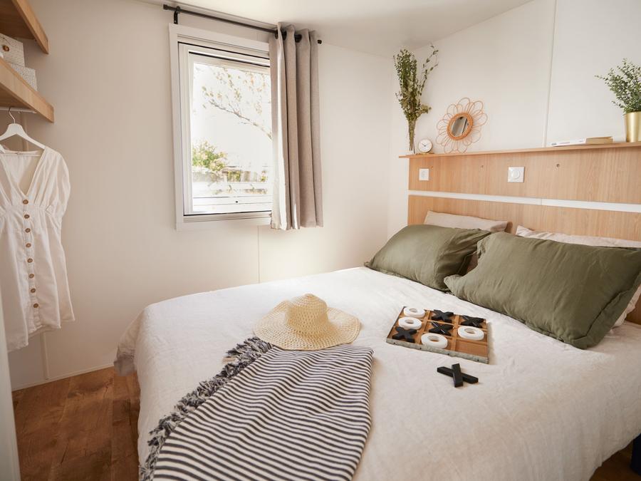 Mobilhome 6 personnes - NEST 33 LUXE- 3 chambres Clim + TV 7