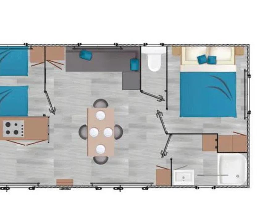 Mobilhome 4 personnes - NIRVANA 2 CH VUE MER 2