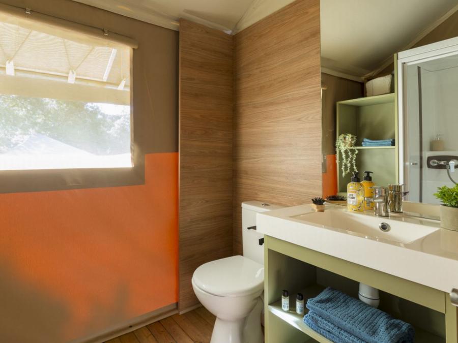 Tente 4 personnes - Tente Lodge 4 pers 2 Ch 1 Sdb *** 5