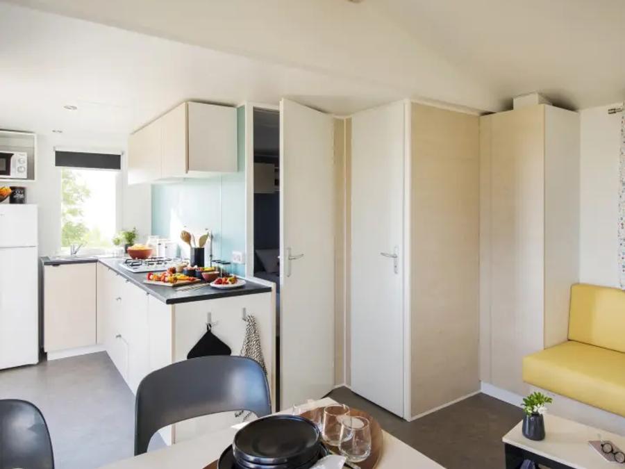 Mobilhome 6 personnes - Mobil Home Aqua 2 chambres 4/6 personnes TV 1