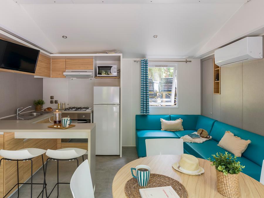 Mobilhome 4 personnes - Cottage Select TV Clim Plancha Wifi - 2 chambres - 4 pers. 5