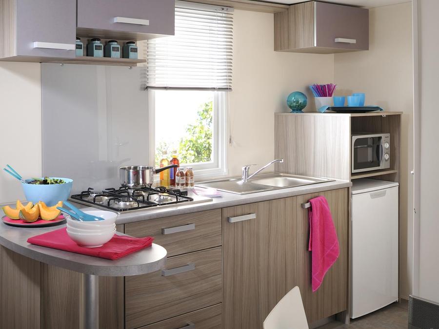 Mobilhome 5 personnes - Sunny 27 m² (2ch - 4/5 pers) + TV 4