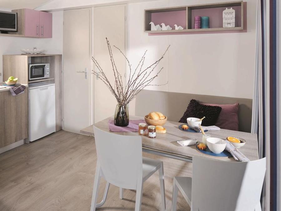 Mobilhome 5 personnes - Loggia Privilège 26 m² (2ch - 4/5 pers) + TV + LV 3