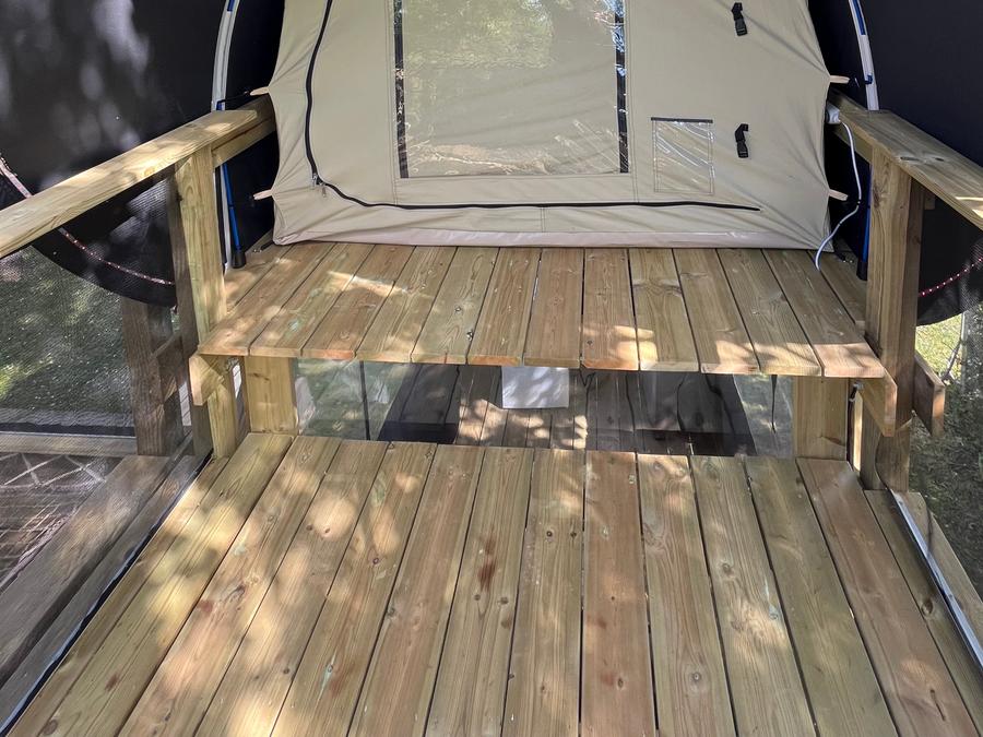 Insolite 2 personnes - D’Tente DKbane 12m² INSOLITE - 1 chambre + terrasse (sans sanitaires) 8