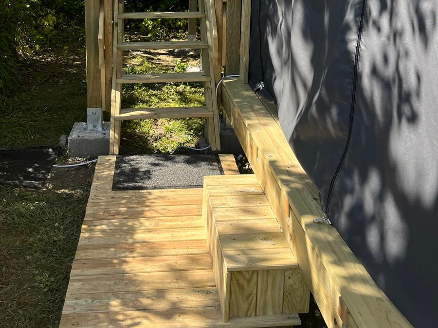 Insolite 2 personnes - D’Tente DKbane 12m² INSOLITE - 1 chambre + terrasse (sans sanitaires) 3