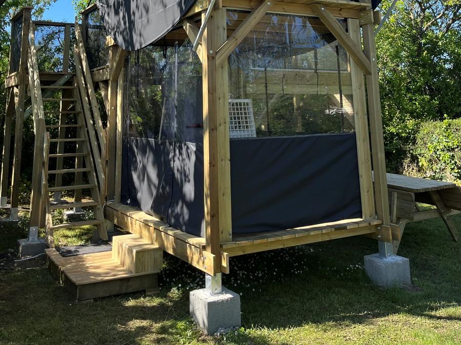 Insolite 2 personnes - D’Tente DKbane 12m² INSOLITE - 1 chambre + terrasse (sans sanitaires) 1