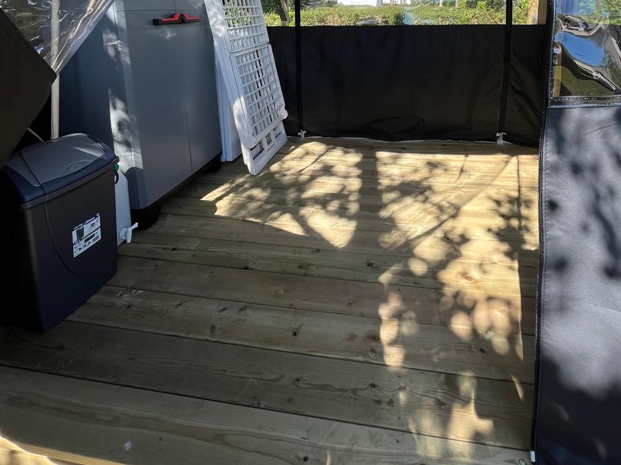 Insolite 2 personnes - D’Tente DKbane 12m² INSOLITE - 1 chambre + terrasse (sans sanitaires) 5