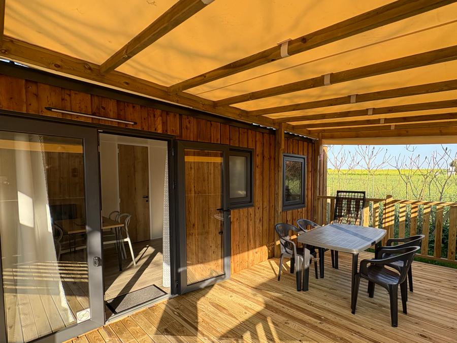 Mobilhome 4 personnes - Palmy Premium 24,5m2 (2ch - 4pers) + CLIM + TV + LV + Terrasse Couverte 0