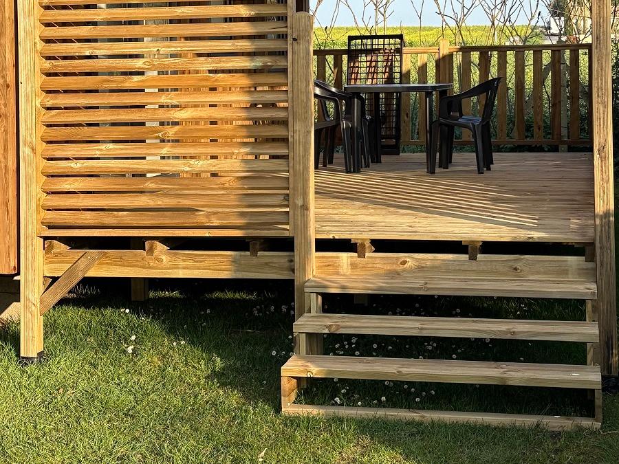 Mobilhome 4 personnes - Palmy Premium 24,5m2 (2ch - 4pers) + CLIM + TV + LV + Terrasse Couverte 1