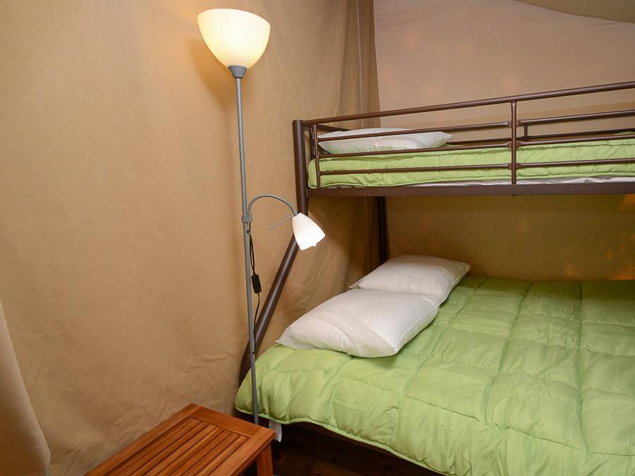 Tente en toile et en bois 5 personnes - SAFARI LODGE sans sanitaires 5