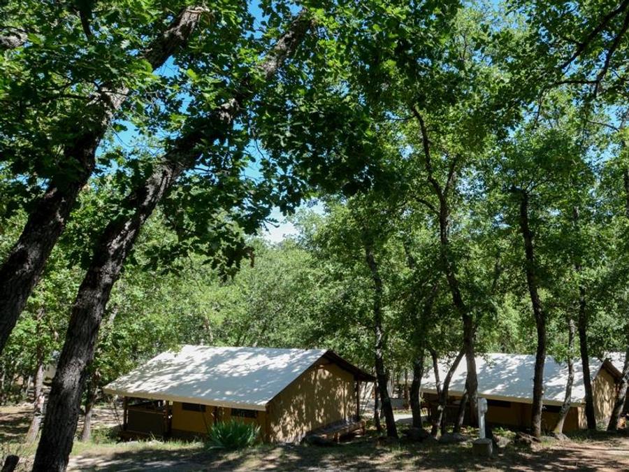 Tente en toile et en bois 5 personnes - SAFARI LODGE sans sanitaires 7