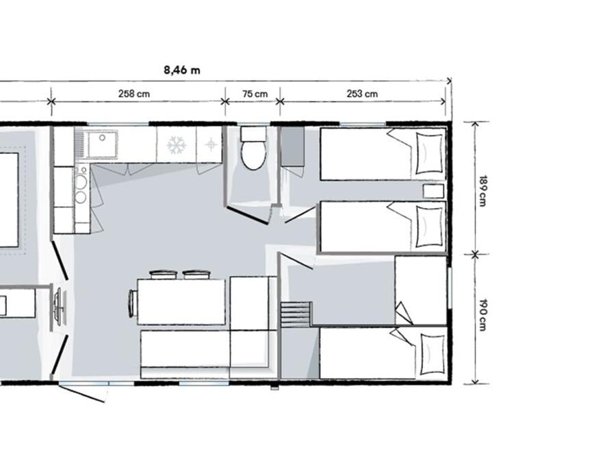 Mobilhome 6 personnes - PREMIUM 3 - 6/8 Pers. 5