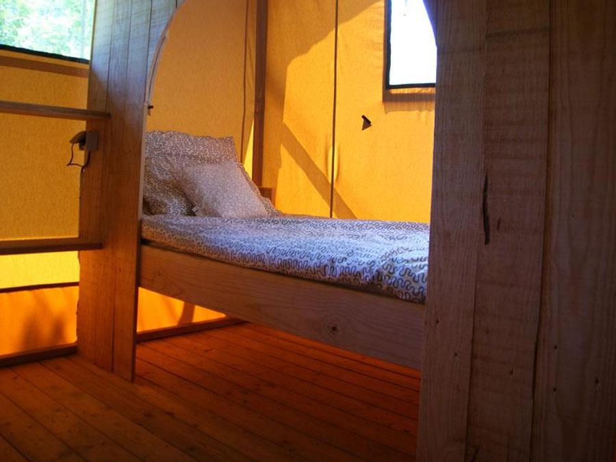 Tente en toile et en bois 5 personnes - LODGE VIP 55 m² 5