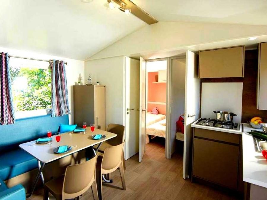 Mobilhome 6 personnes - 2 chambres / Clim - terrasse couverte 1