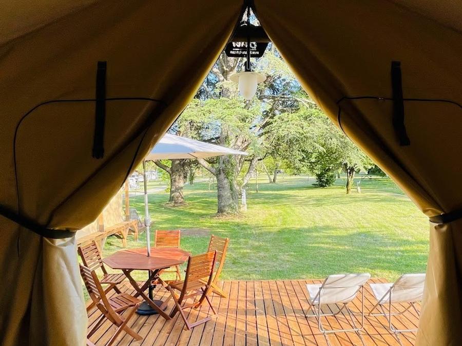 Tente en toile et en bois 5 personnes - Tente safari (sans sanitaires) 4