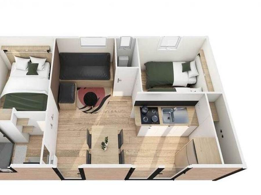 Mobilhome 4 personnes - Confort+ 2 Chambres 4 Personnes 3