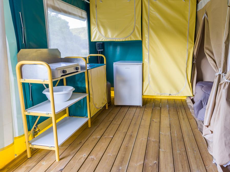 Bungalow toilé 4 personnes - Bungali 2 chambres (SANS SANITAIRES) 1
