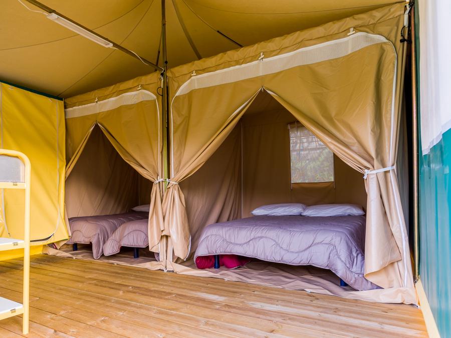 Bungalow toilé 4 personnes - Bungali 2 chambres (SANS SANITAIRES) 2