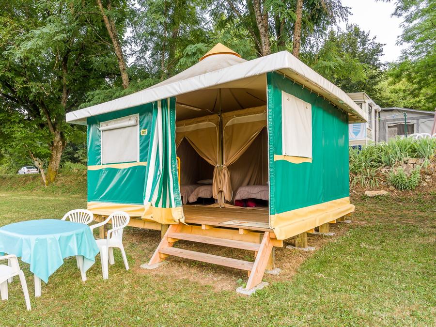 Bungalow toilé 4 personnes - Bungali 2 chambres (SANS SANITAIRES) 0