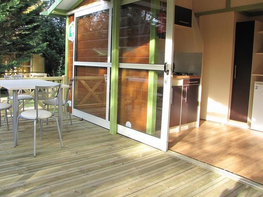 Chalet 4 personnes - STANDARD NEMO 20m² 2 chambres - terrasse semi-couverte 2