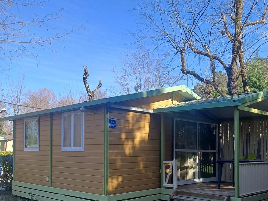 Chalet 5 personnes - CONFORT MOREA 25m² 2 chambres - Terrasse couverte 5