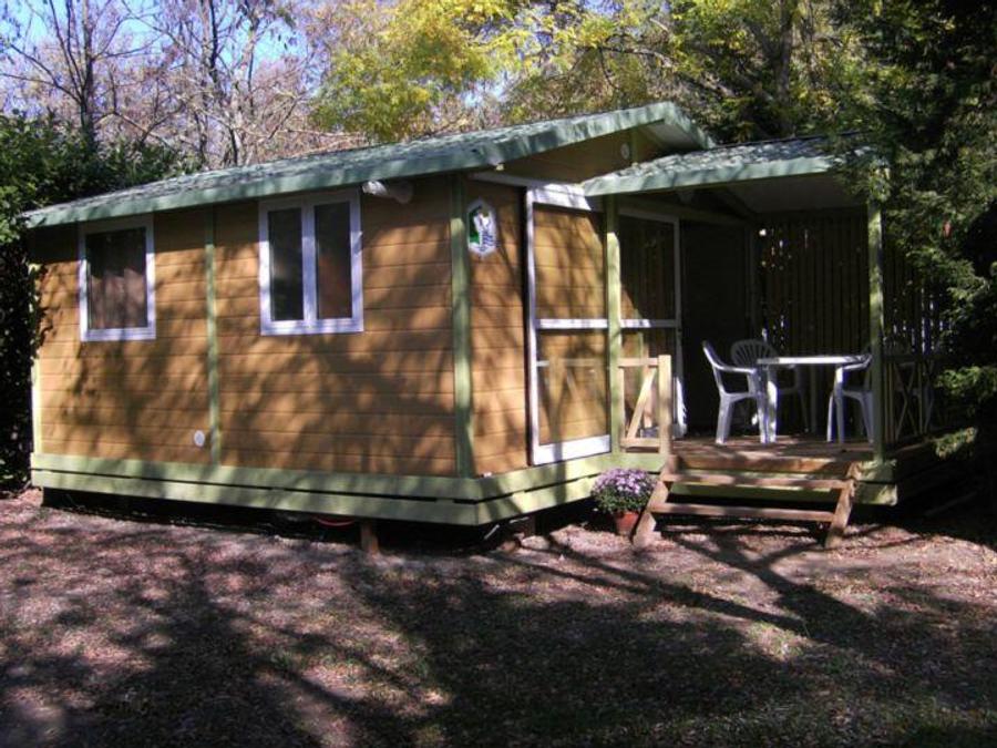 Chalet 5 personnes - CONFORT MOREA 25m² 2 chambres - Terrasse couverte 0