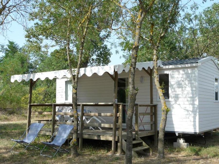 Mobilhome 5 personnes - Mobilhome DOMINO 25m² CLIMATISÉ+ terrasse couverte 10m² 0