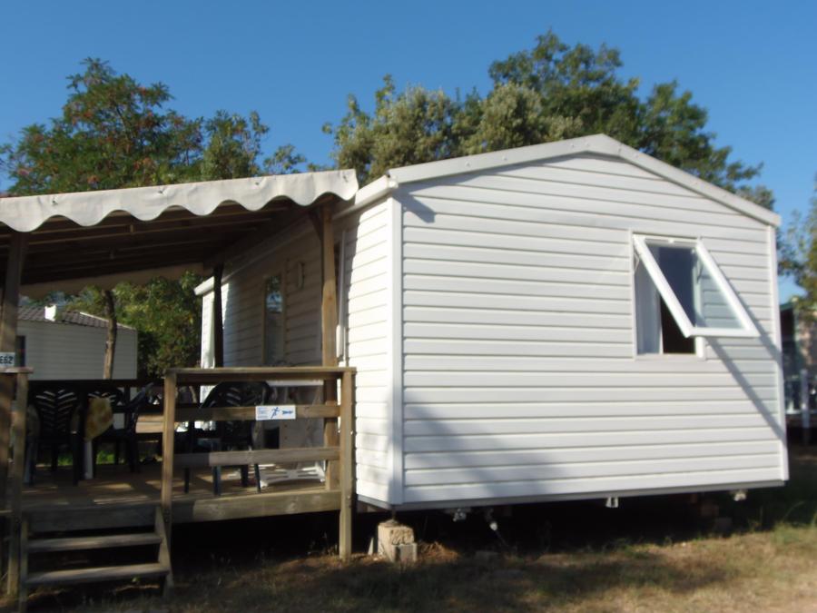 Mobilhome 5 personnes - Mobilhome DOMINO 25m² CLIMATISÉ+ terrasse couverte 10m² 2