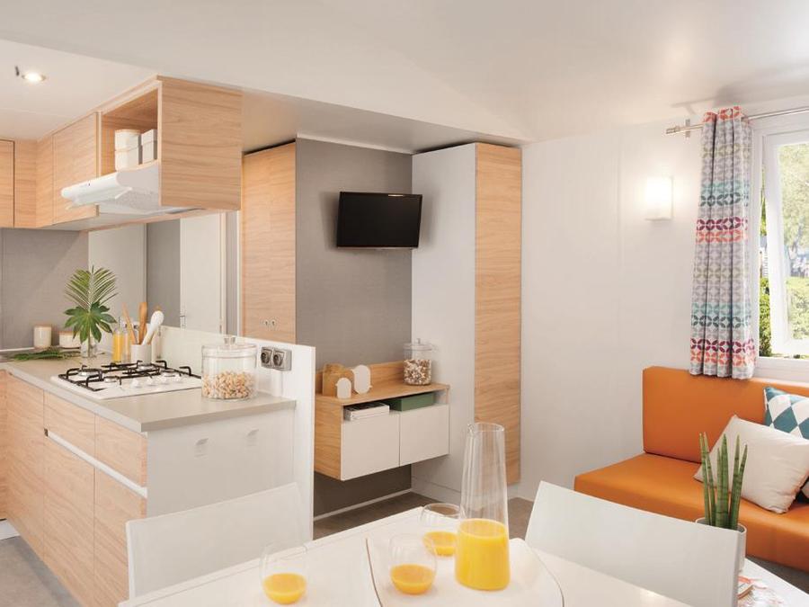 Mobilhome 8 personnes - Mobil-home Premium K 40 m² - 3 chambres - climatisation 2